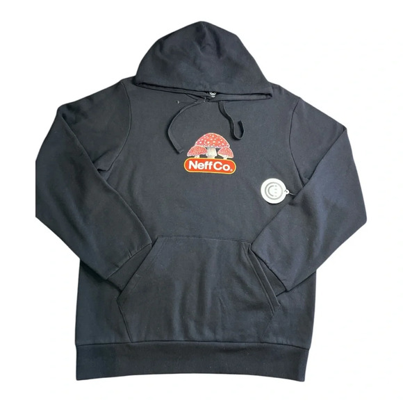 🆕NEFF Men’s Graphic Groovy Logo Skater Hoodie size Med - Picture 3 of 9